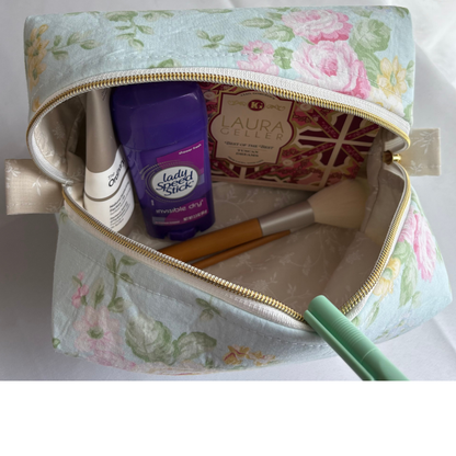 Large Boxy Bag – Handcrafted Zip Pouch