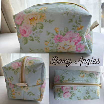 Large Boxy Bag – Handcrafted Zip Pouch