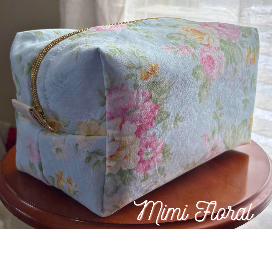 Large Boxy Bag – Handcrafted Zip Pouch