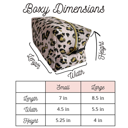 Large Boxy Bag – Handcrafted Zip Pouch